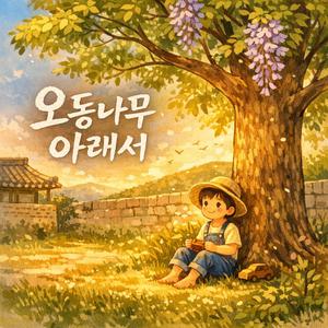 오동나무 아래서