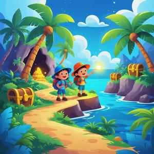 रहस्यमयी द्वीप में साहसिक गीत