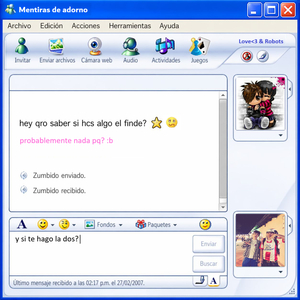 mentiras de adorno