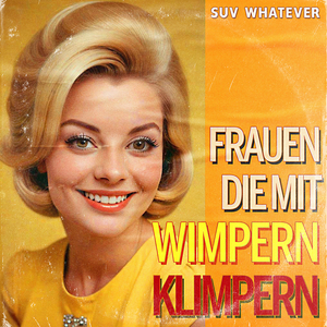 Frauen Die Mit Wimpern Klimpern