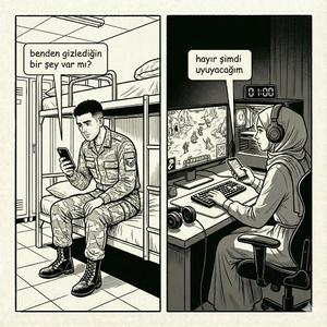 Ben hayal ederdim öpmeyi boynundan