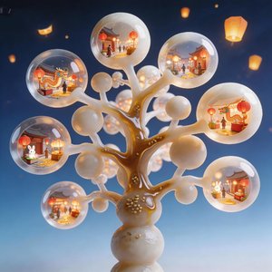 花灯浪漫汤圆甜