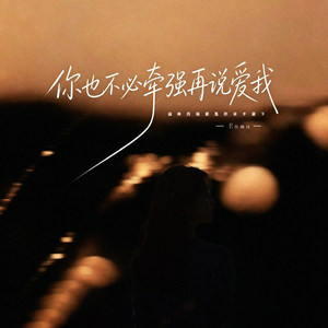 你也不必牵强再说爱我