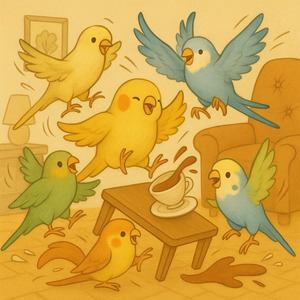 ドタバタ！インコタイム