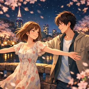 かわいい よる よよぎこうえん