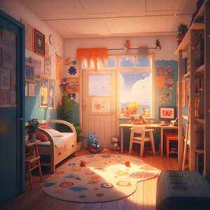 Napping Nomad in the Nook of Nasturtiums