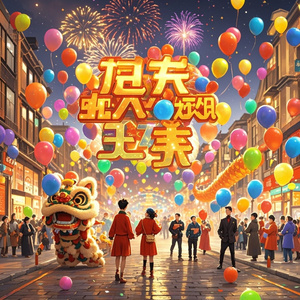新年钟声响起时
