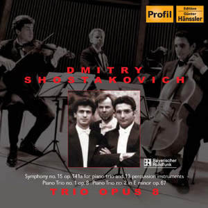 Symphony No. 15 in A Major, Op. 141a (arr. V. Derewianko for piano trio and percussion):I. Allegretto