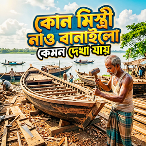 কোন মিস্ত্রী নাও বানাইলো কেমন দেখা যায়