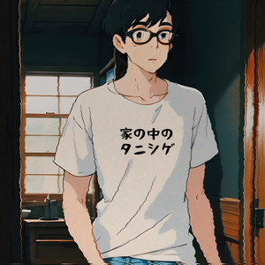 家の中のタニシゲ