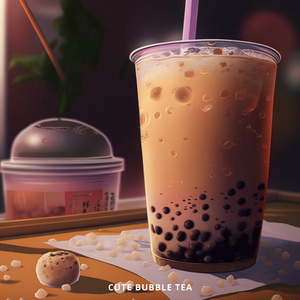 cute bubble tea