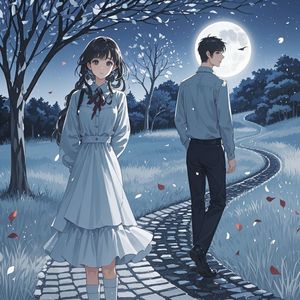 月光下的转身-楠枫