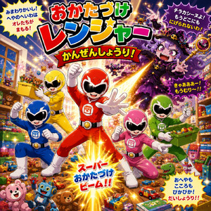 おかたづけレンジャー かんぜんしょうり！