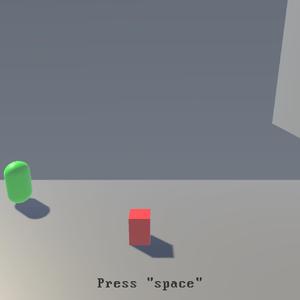 Large Green Capsule-shaped Rock