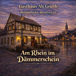 Am Rhein im Dämmerschein
