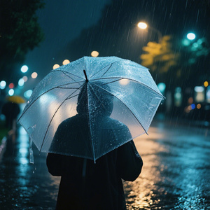 想你的夜晚忽然下起雨