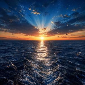 OCEAN/OH SUN HORIZON