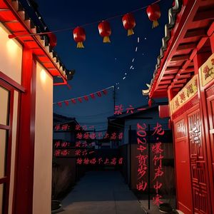 龙·爆竹声中寒