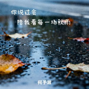 你说过会陪我看每一场秋雨