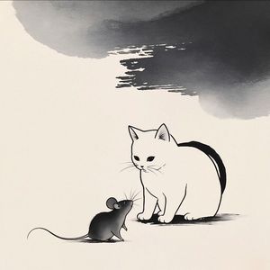 老鼠怕猫