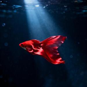 溺れる金魚
