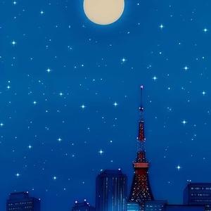夏空点点蓝.