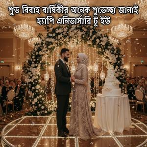 শুভ বিবাহ বার্ষিকীর অনেক শুভেচ্ছা জানাই হ্যাপি এনিভার্সারি টু ইউ | Shuvo Bibaho Barshikir Onek Shuvescha Janai Happy Anniversary To You