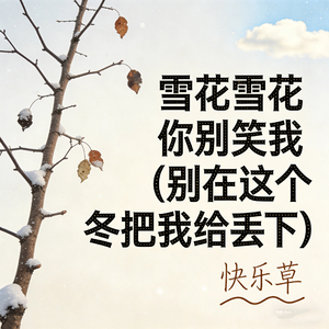 雪花雪花你别笑我 (别在这个冬把我给丢下)