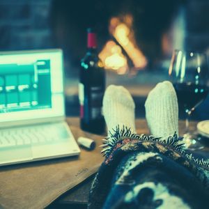 抚慰的工作休息回忆