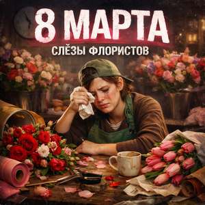 8 Марта слëзы Флористов