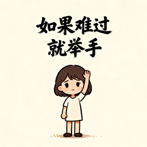 如果难过就举手
