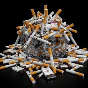 재떨이가 말을하네