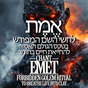 אֱמֶת לחשי השם המפורש בטקס הגולם האסור להחייאת חיים בחומר