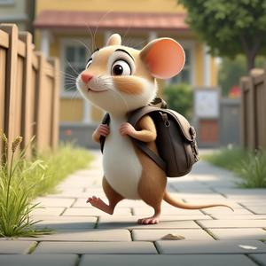 Șoricelul Niță se ducea la grădiniță