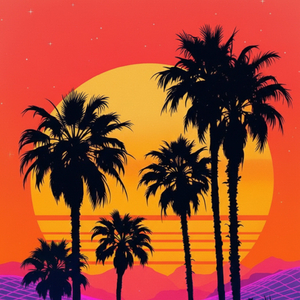 Sonsondergang Palm Groove