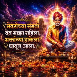 मेंढरांच्या संगती देव माझा राहिला, भक्तांच्या हाकेला धावून आला.