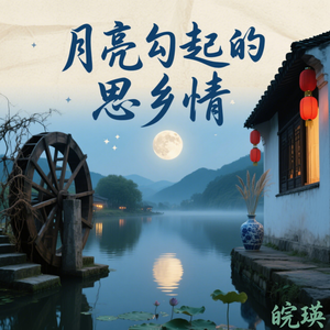 月亮勾起的思乡情(伴奏)