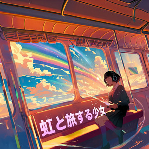 虹と旅する少女