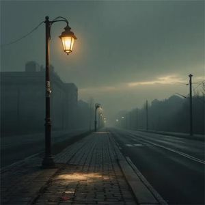 The streetlights turned off