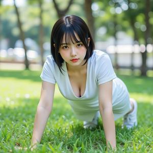 ペロペロナースの腕立て伏せ