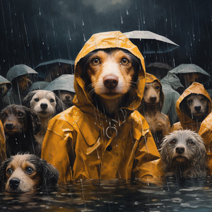 Cabecear De Perrito De La Música Ambiental
