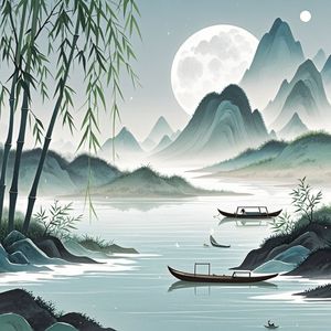 月落清溪