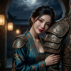 羅絲月：戰甲紅妝 (The Silk Moon: Armor & Crimson) by SPH.AI.Creator