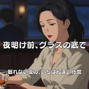 夜明け前、グラスの底で