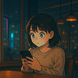 スマホばっか見てる