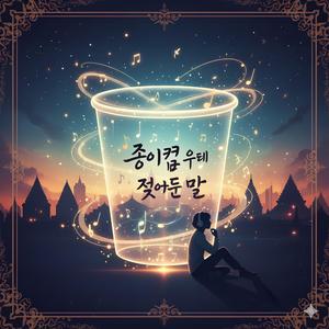 종이컵 위에 적어둔 말