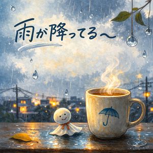 雨が降ってる〜