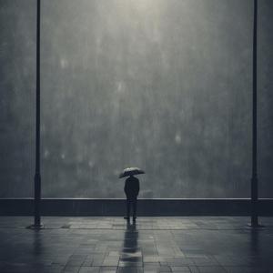 Постать самотня