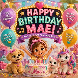 Happy Birthday Mae