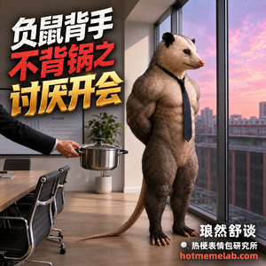 负鼠背手不背锅讨厌开会 随性吐槽版